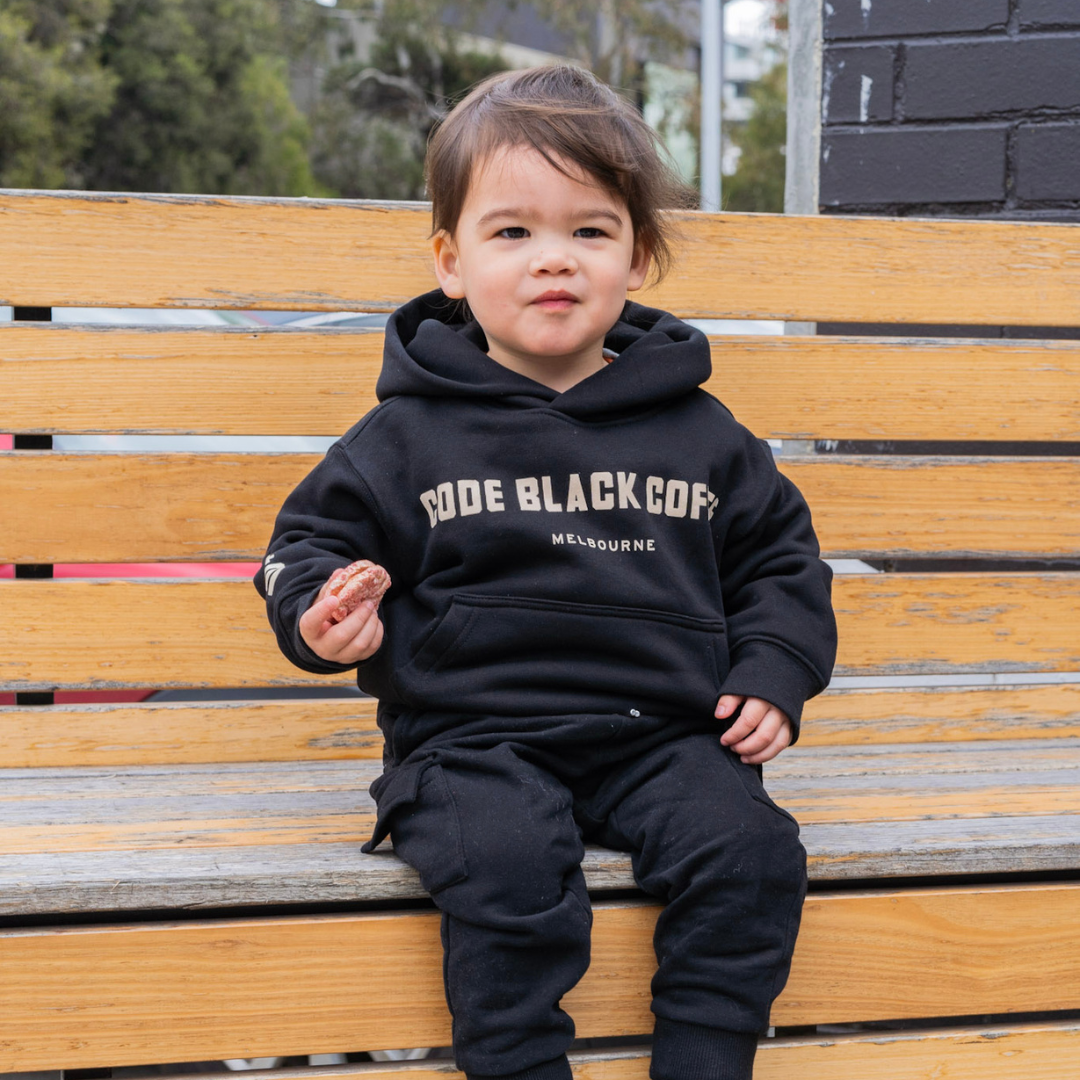 Code Black Coffee Melbourne Kids Hoodie
