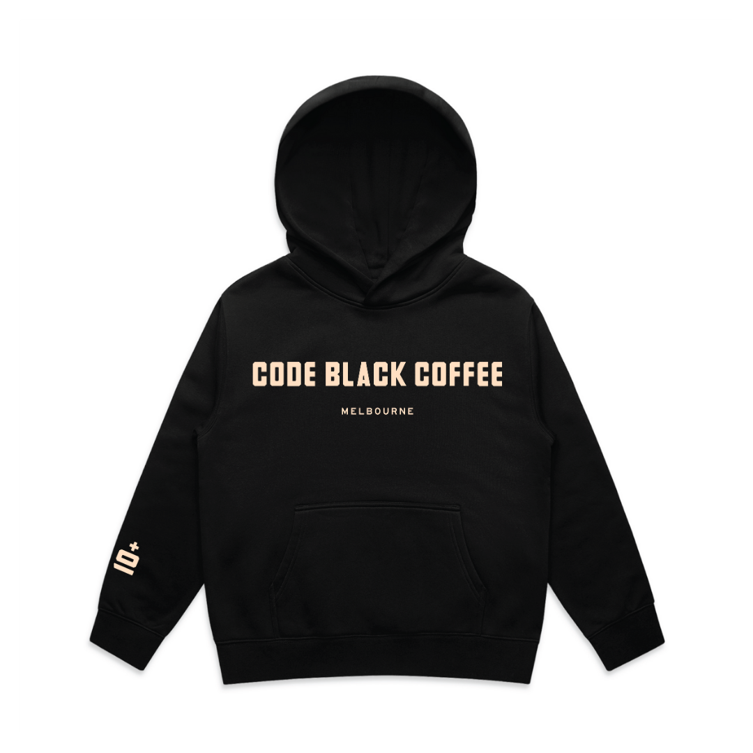 Code Black Coffee Melbourne Kids Hoodie